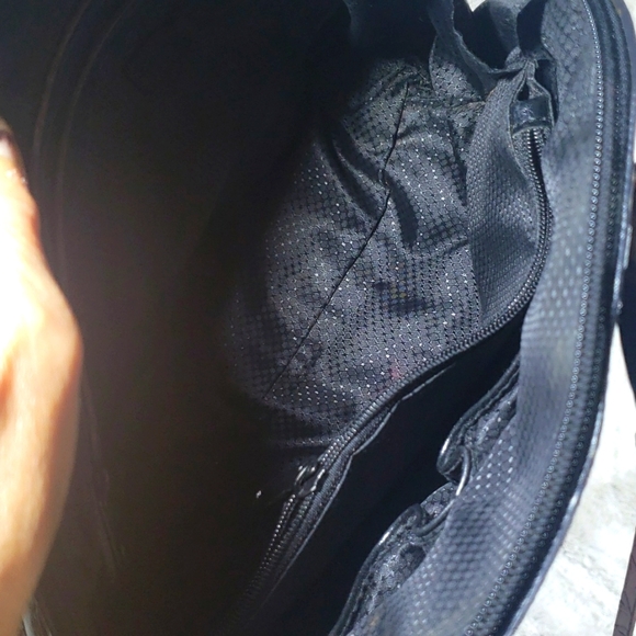 Vintage MC Marc Chantal Tooled Embossed Leather Multi Color Square Shoulder Bag - Picture 10 of 17